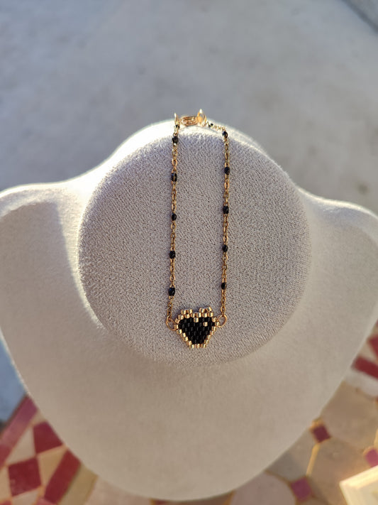 Bracelet "Coeur" tissé