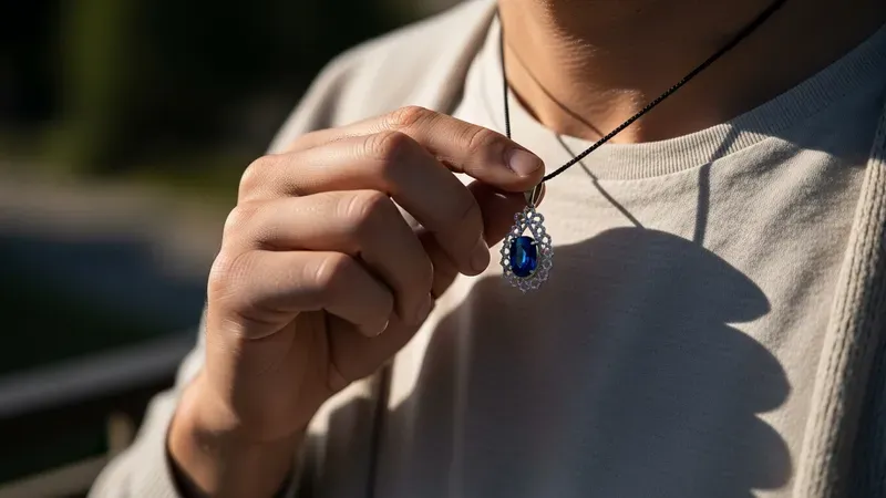 Pendentif saphir homme : comment choisir le bon modèle ?
